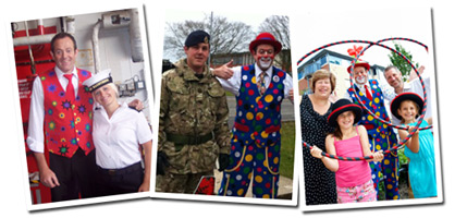 Charlie is available for corporate & Millitary Events