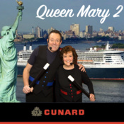 Charlie Performs Onboard Cunard's Queen Mary 2 With His Wife Nikki