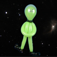 Space Alien Balloon 